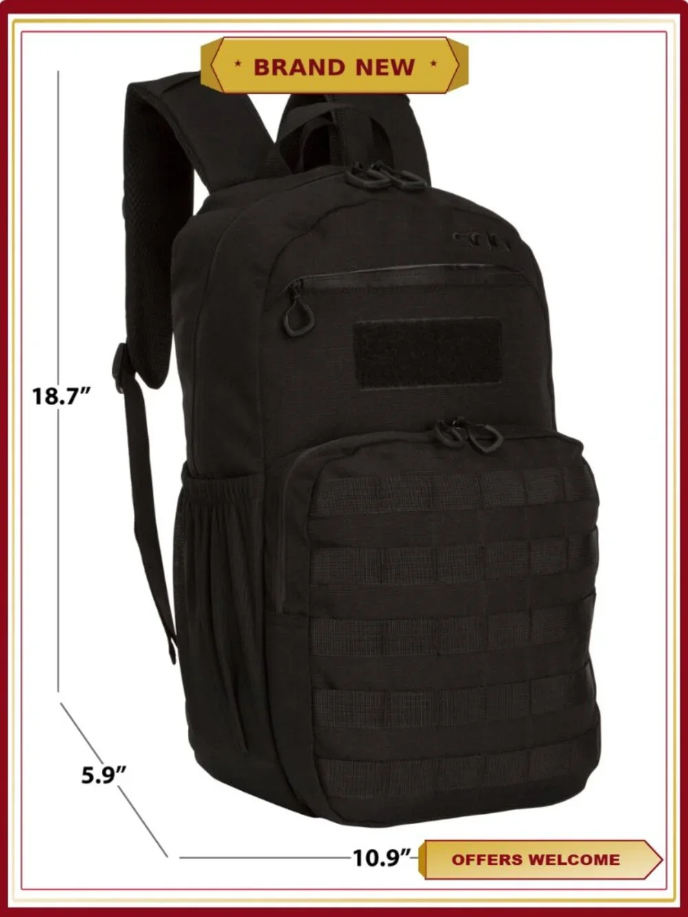 26L Hydration Compatible Laptop Backpack with Organizer Pockets